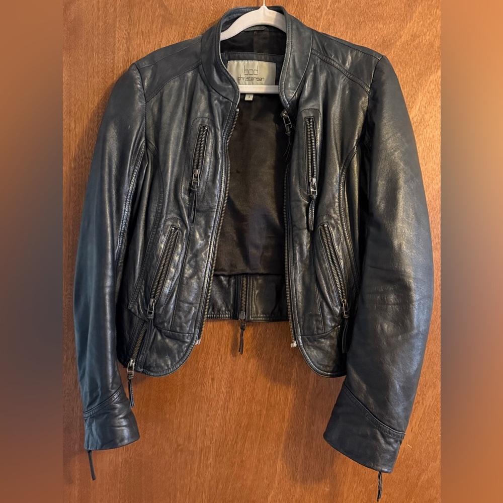 Bod & Christensen Women’s Black Leather Jacket